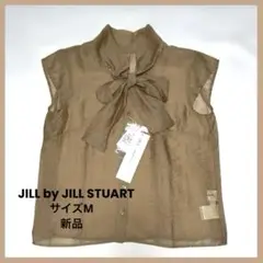 JILL by JILL STUARTボウタイノースリーブブラウス　サイズM新品