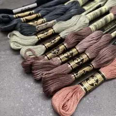 【大特価】コスモ刺繍糸　タッセルフリンジ　ハンドメイド　12本おまとめセット