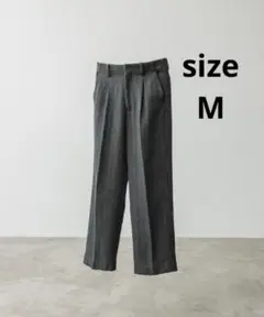 LIDNM リドム KARAMIORI STRAIGHT SLACKS M