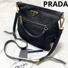 PRADA プラダ ナイロン×レザー ショルダーバッグ