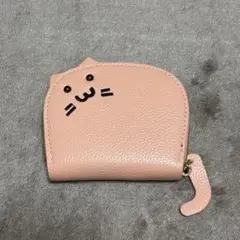 猫のカードケース ピンク