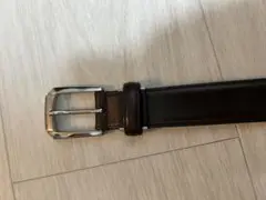 キャサリンハムネット　レザーベルト ブラウン