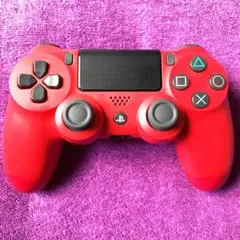 【最短翌日お届け】PS4 コントローラー 純正 赤 2J レッド 新型【美品】