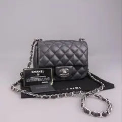 本物未使用■シャネル■ミニマトラッセ/キャビアスキン■チェーンショルダーバッグ