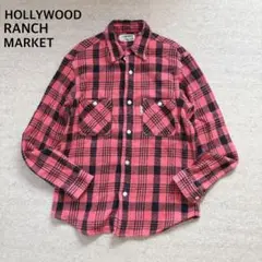 H.R. MARKET ハリウッドランチマーケット HRM ネルシャツ ピンク