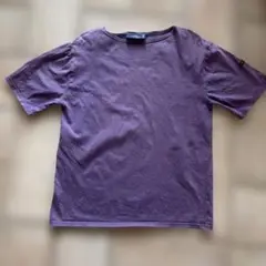 SAINT JAMES パープル 半袖Tシャツ　ピリアック