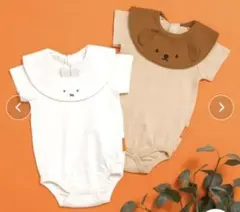 miffy アイボリー（オフホワイト） ロンパース 70