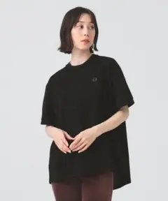 【別注】FRED PERRY / Reluxed Pique Tシャツ　ブラック