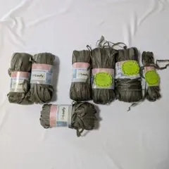 PUPPYパピー　Leafyリーフィー　新品＋余り糸　765　カーキ　和紙