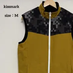 【kissmark】GOLFリバーシブル フリースベスト Mサイズ