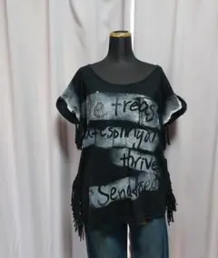 MAISON GILFY　フリンジカットソー　サイズM　数回着