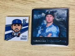 横浜DeNAベイスターズ スターナイト コースター ステッカー バウアー