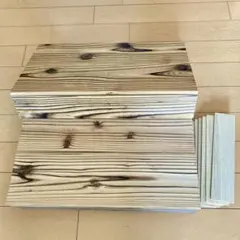 そうめん　空き箱　3キロ用　2個　木箱　工作