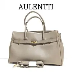 【極美品】AULENTTI オウレンティ レザー トートバッグ ベージュ