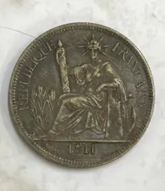225 ベトナム紙幣　インドシナ紙幣　1枚　1942年　5ピアストル(5ドン) 225 ベトナム紙幣インドシナ紙幣1枚1942年5ピアストル(5ドン)