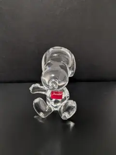 【美品】Baccarat　スヌーピー　オブジェ