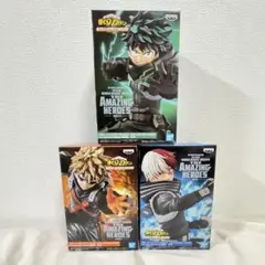 【新品未使用】ヒロアカ　アメイジングヒーローズ　3人セット　轟　爆豪　緑谷
