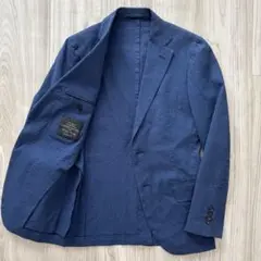 【美品】ユナイテッドアローズ シアサッカー ジャケット ブルー 42 S 軽量