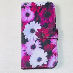 新品■iPhone7/8/SE第2・第3世代 手帳型 クリサンセマム