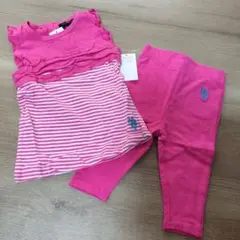 U.S. POLO ASSN. 2ピースセット 6/9M