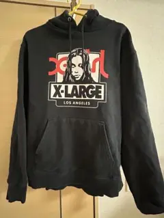 X-LARGE Xgirl スウェットパーカー 黒 Sサイズ