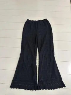 フレアパンツ ブラック L