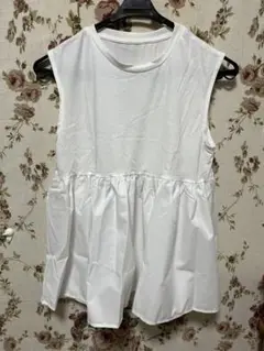 新品　ノースリーブ レディース Tシャツ トップス コットン100% Mサイズ