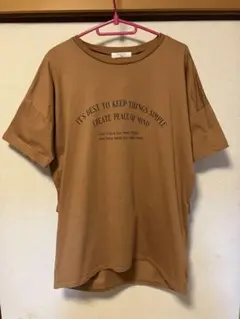 サマンサモスモスブルー　半袖Tシャツ チュニック　綿100%