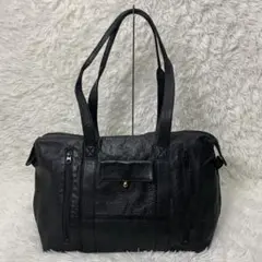 NIIMURA トートバッグ ハンドバッグ レザー ナイロン