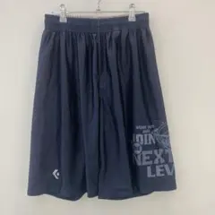 K1102 CONVERSE バスケットパンツ ネイビー メンズ L