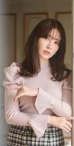 Her lip to♡ハーリップトゥー♡ニット パフスリーブ S トップス