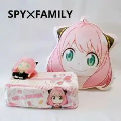 スパイファミリー　ティッシュカバー　フェイスクッション　アーニャ