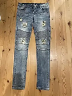 embellish エンブリッシュ バイカーデニム