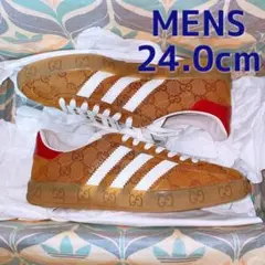 24cm GUCCI adidas グッチ アディダス スニーカー ガゼル