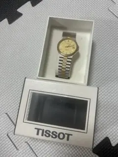 TISSOT　ティソ デイト ラウンド コンビ メンズクォーツ腕時計