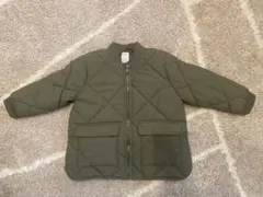 H&M ベビー カーキー キルティング ジャンバー 9-12M
