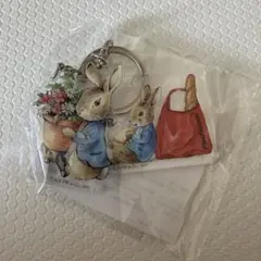 【新品】ピーターラビット ポンパドウル コラボ アクリルキーホルダー