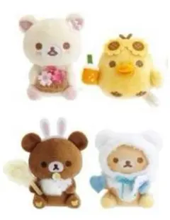 リラックマ　ぬいぐるみ　全4種セット　in GINZA～あなたを想うリラックマ～