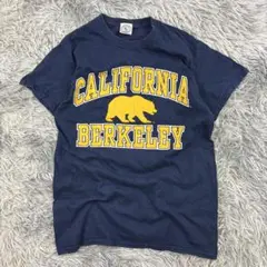 UCバークレーカリフォルニア大学カレッジTシャツ/アメリカ古着/ネイビー