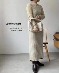 ローリーズファーム 美品　シアーワンピース　インナーセット　カスタネ
