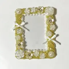 ホイップデコ　トレカケース　B8 z01 黄色　イエロー　花