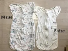 動物柄 気球柄 スワドル2点セット