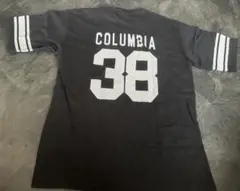 Columbia 黒 Tシャツ Lサイズ 38ストライプ付　コロンビア
