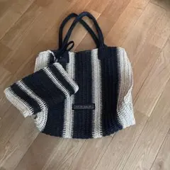 intimissimi ストライプ トートバッグ ポーチ付き