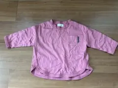 Ampersand ピンク 長袖Tシャツ 80