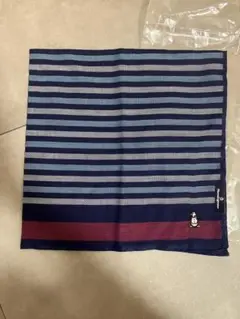 【新品未使用】Munising wear ストライプ ハンカチ
