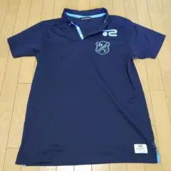 ROSASEN ゴルフウェア ポロシャツ Lサイズ ネイビー