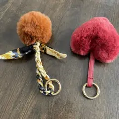 チャーム　ふわふわ2個セット