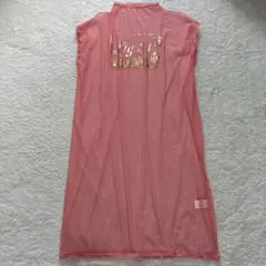 美品　mintdesigns ミントデザインズ　シアーロングワンピース　金箔