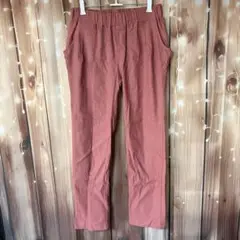 aqua garage ストレッチ ジョガーパンツ サーモンピンク